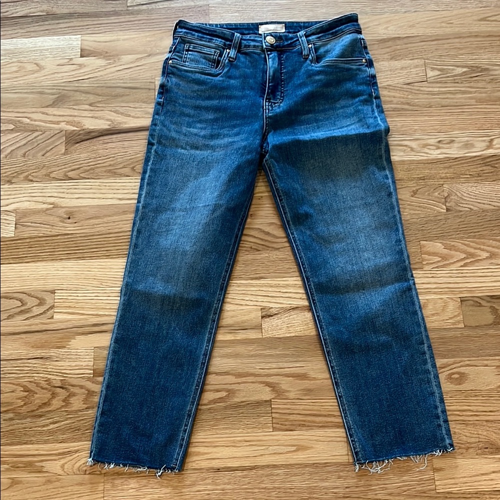 Kut from the Kloth High Rise Rachel Fab Ab Mom Jeans